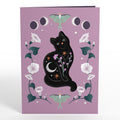 Mystic Black Cat HeartFelt Charm Card™ & Suncatcher Bouquet Bundle