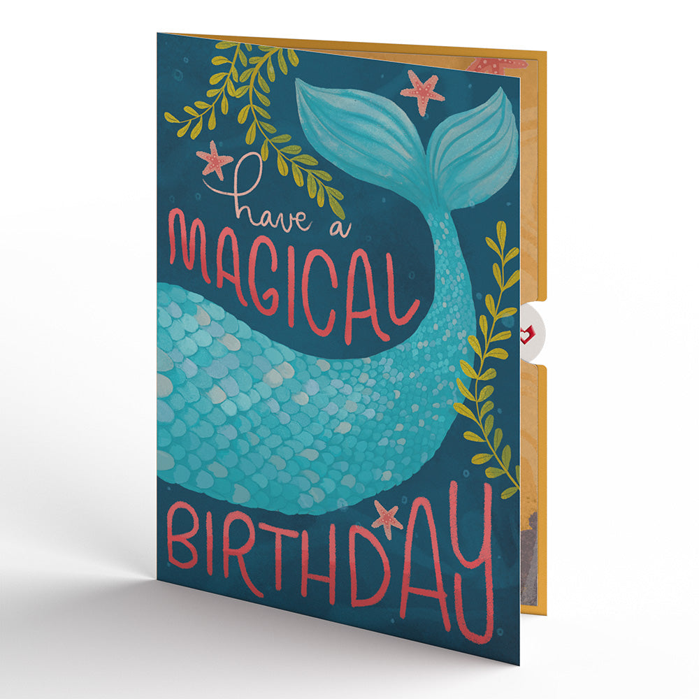 Magical Mermaid Birthday Pop-Up Card