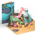 Magical Mermaid Birthday Pop-Up Card & Glitter Bouquet Bundle