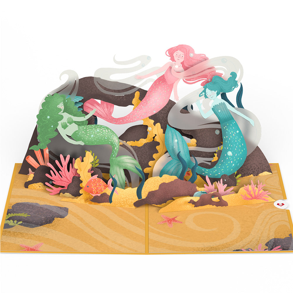 Magical Mermaid Birthday Pop-Up Card