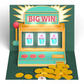 Big Win Birthday Music and Lights Pop-Up Card