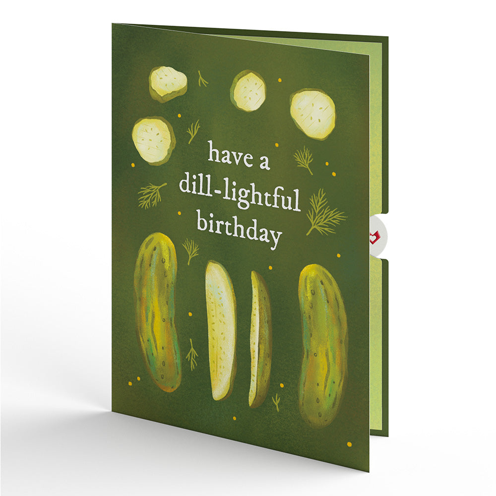 Dill-lightful Birthday Pickles Pop-Up Card