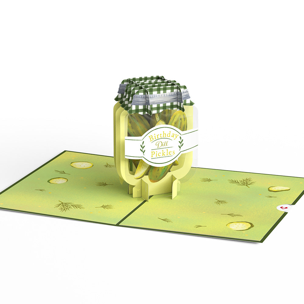 Dill-lightful Birthday Pickles Pop-Up Card