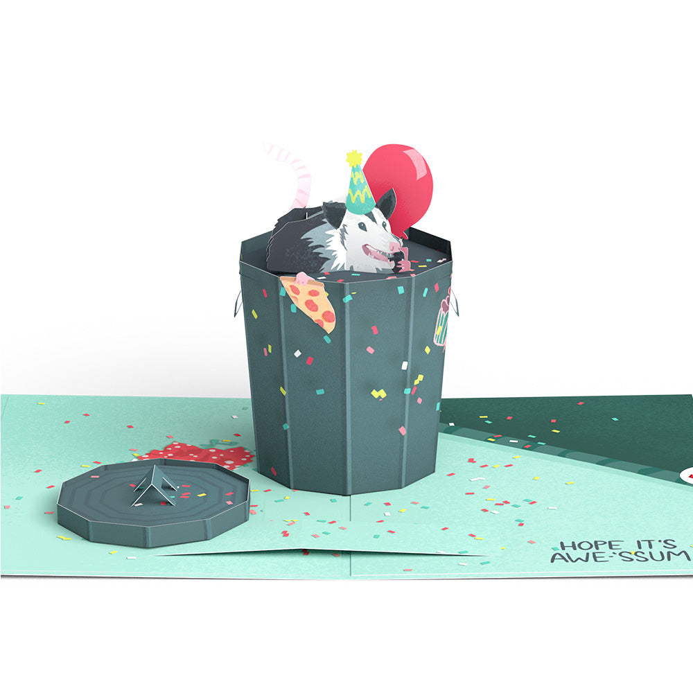 Awe-ssum Possum Birthday Pop-Up Card