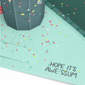 Awe-ssum Possum Birthday Pop-Up Card & Glitter Bouquet Bundle