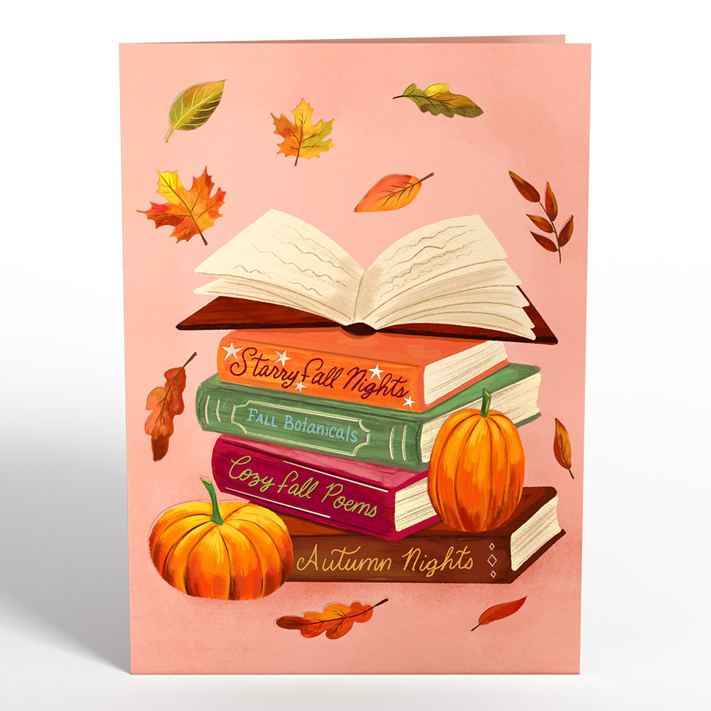 Cozy Fall Petal Pressed™ Bookmark Card