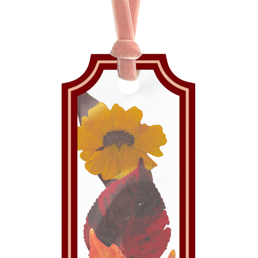 Cozy Fall Petal Pressed™ Bookmark Card