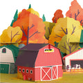 Fall Rustic Farm Pop-Up Card & Suncatcher Bouquet Bundle