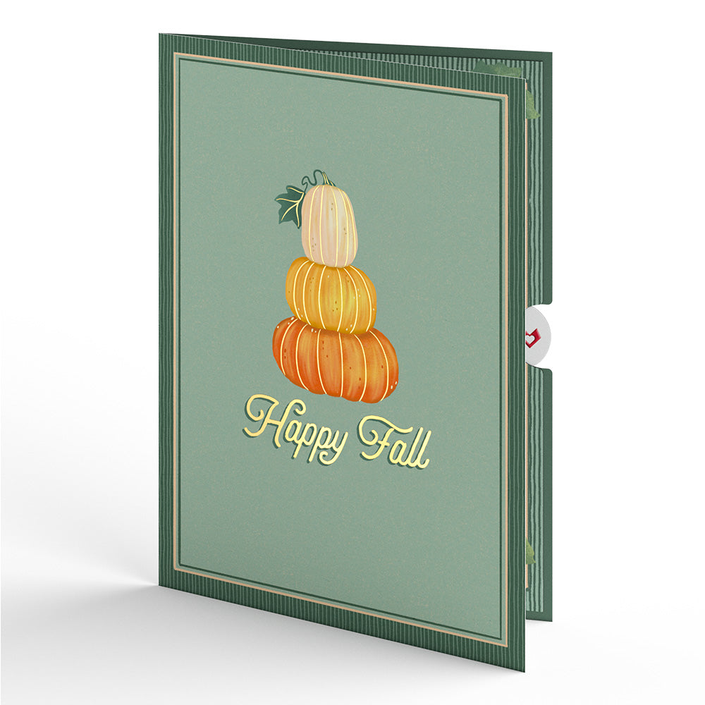 Happy Fall Pumpkin Patch Pop-Up Card