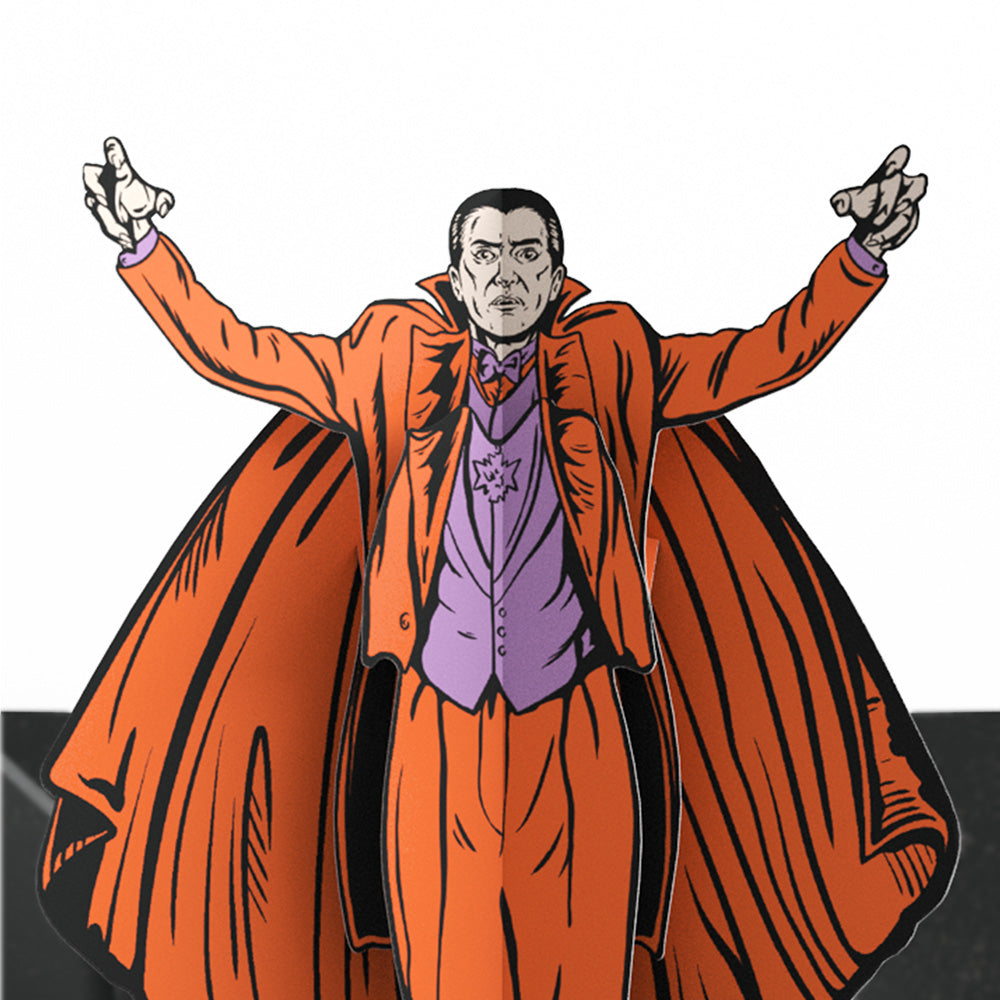 Universal Monsters Dracula Bloody Good Day Pop-Up Card