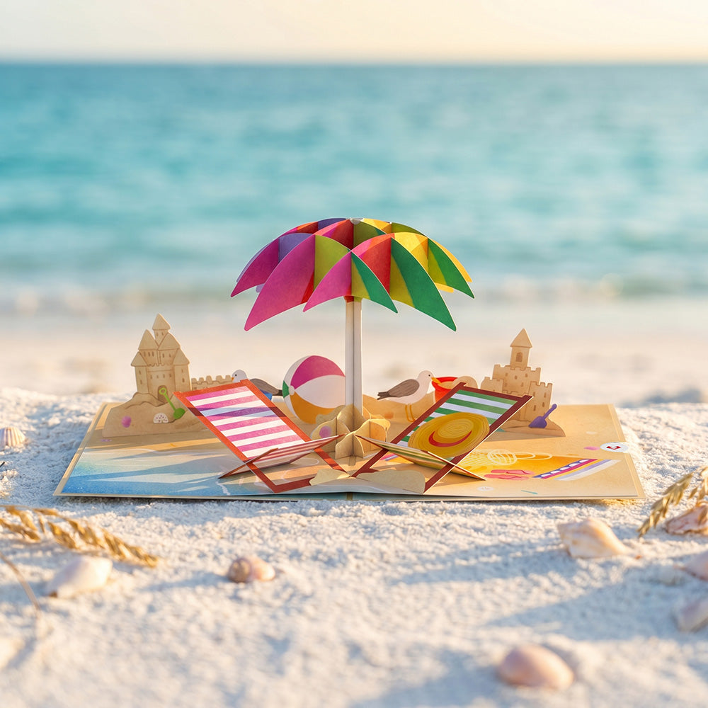 Perfect Beach Day Pop-Up Card
