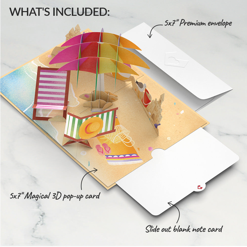 Perfect Beach Day Pop-Up Card