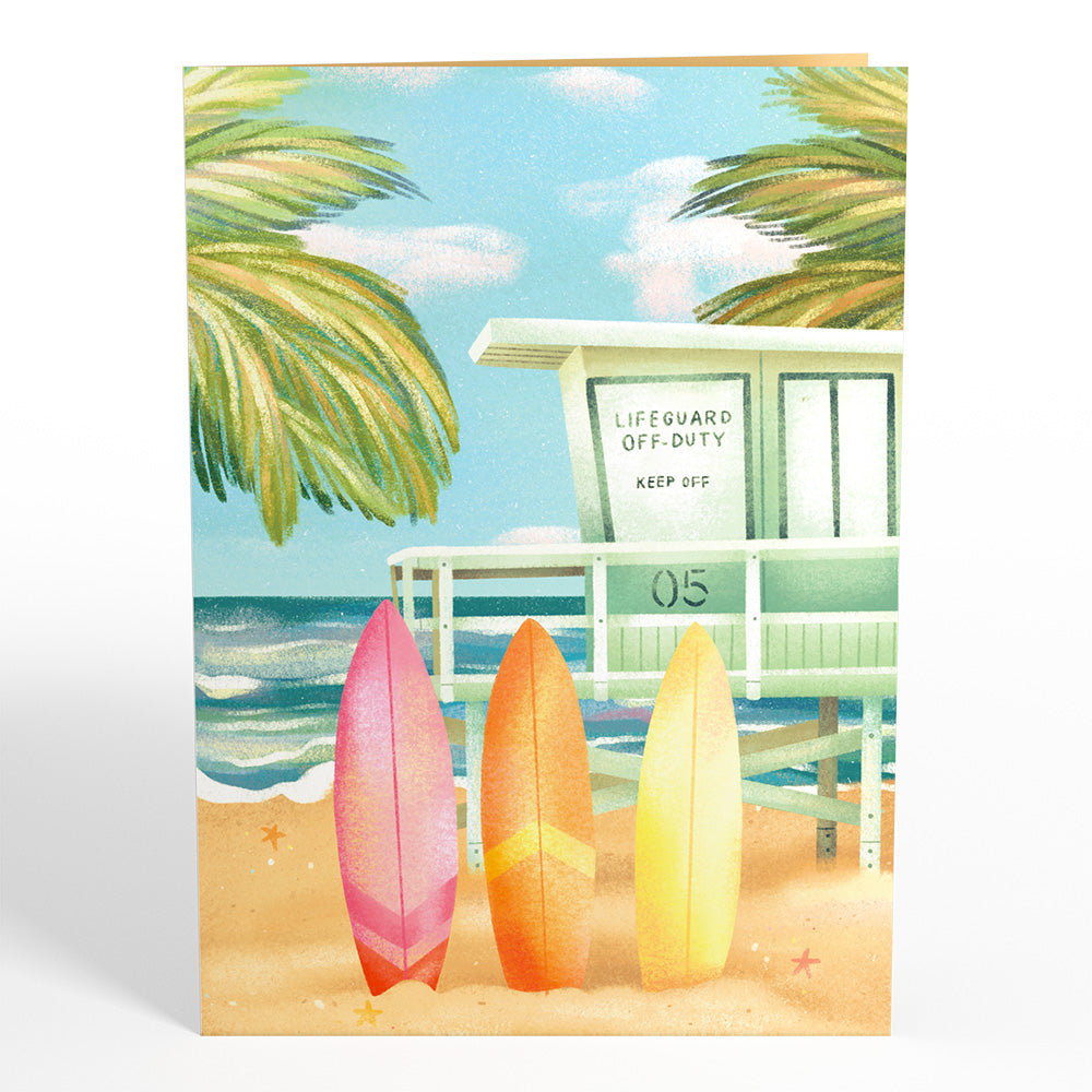 Surf’s Up Pop-Up Card