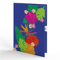 Tropical Floral Palm Pop-Up Card