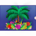 Tropical Floral Palm Pop-Up Card
