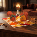 Woodland Happy Thanksgiving Wishbone Pop-Up Card