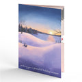 Winter Fox Peaceful Holiday Pop-Up Card