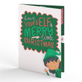 Merry Little Christmas Elf Pop-Up Card