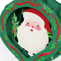 Merry Christmas Santa Classic Ornament Card