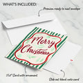 Merry Christmas Santa Classic Ornament Card