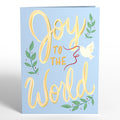 Joy to the World Angel Classic Ornament Card