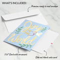 Joy to the World Angel Classic Ornament Card
