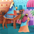 Three Wise Men Guiding Star Christmas Pop-Up Card