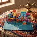 Three Wise Men Guiding Star Christmas Pop-Up Card
