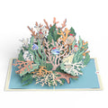 Christmas Coral Pop-Up Card