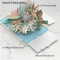 Christmas Coral Pop-Up Card