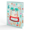 Warm Wishes Seaside Santa Pop-Up Card