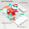 Warm Wishes Seaside Santa Pop-Up Card