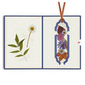 Cozy Cat Petal Pressed™ Bookmark Card