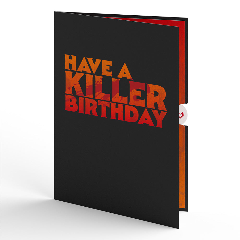 Halloween II Michael Myers Killer Birthday Pop-Up Card