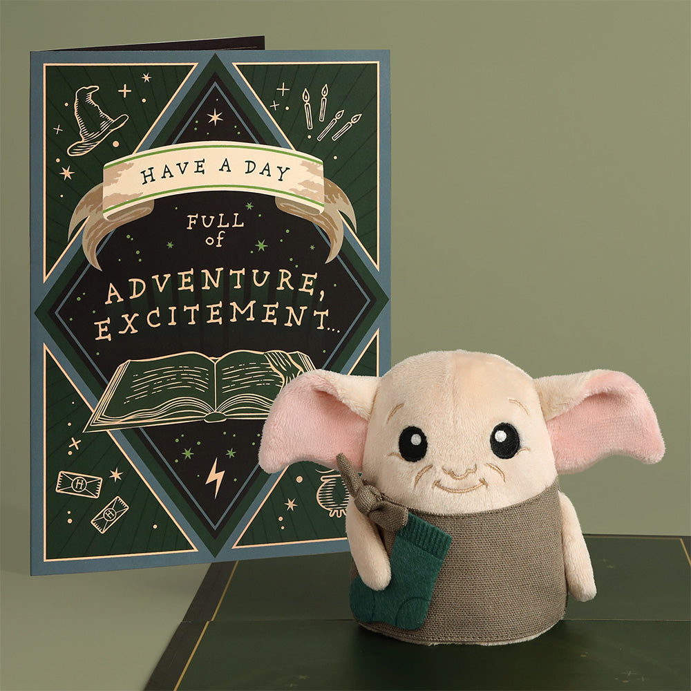 Harry Potter™ Dobby™ 'Day Full of Magical Thrills' Plushpop Card