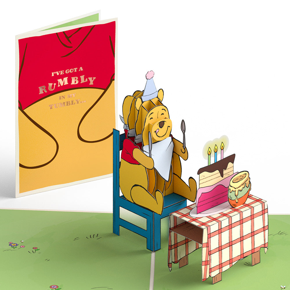 Disney's Winnie the Pooh Birthday Treat Pop-Up Card