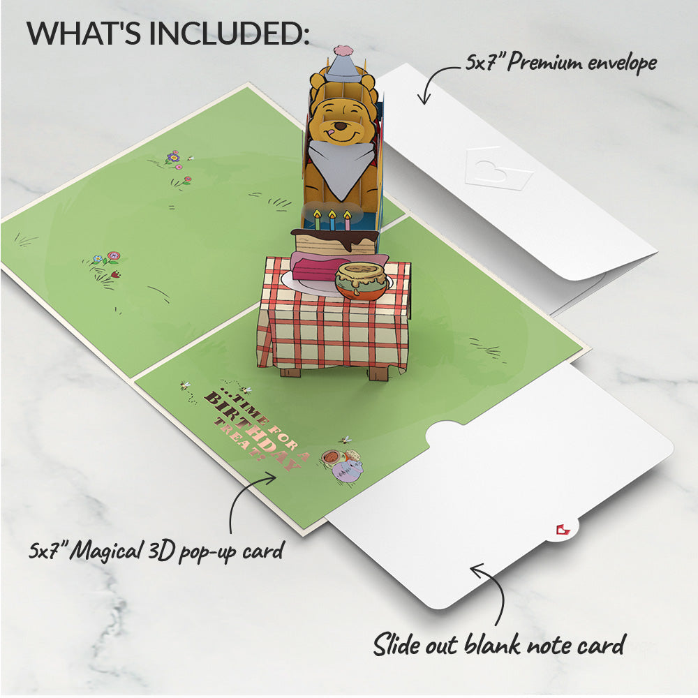 Disney's Winnie the Pooh Birthday Treat Pop-Up Card