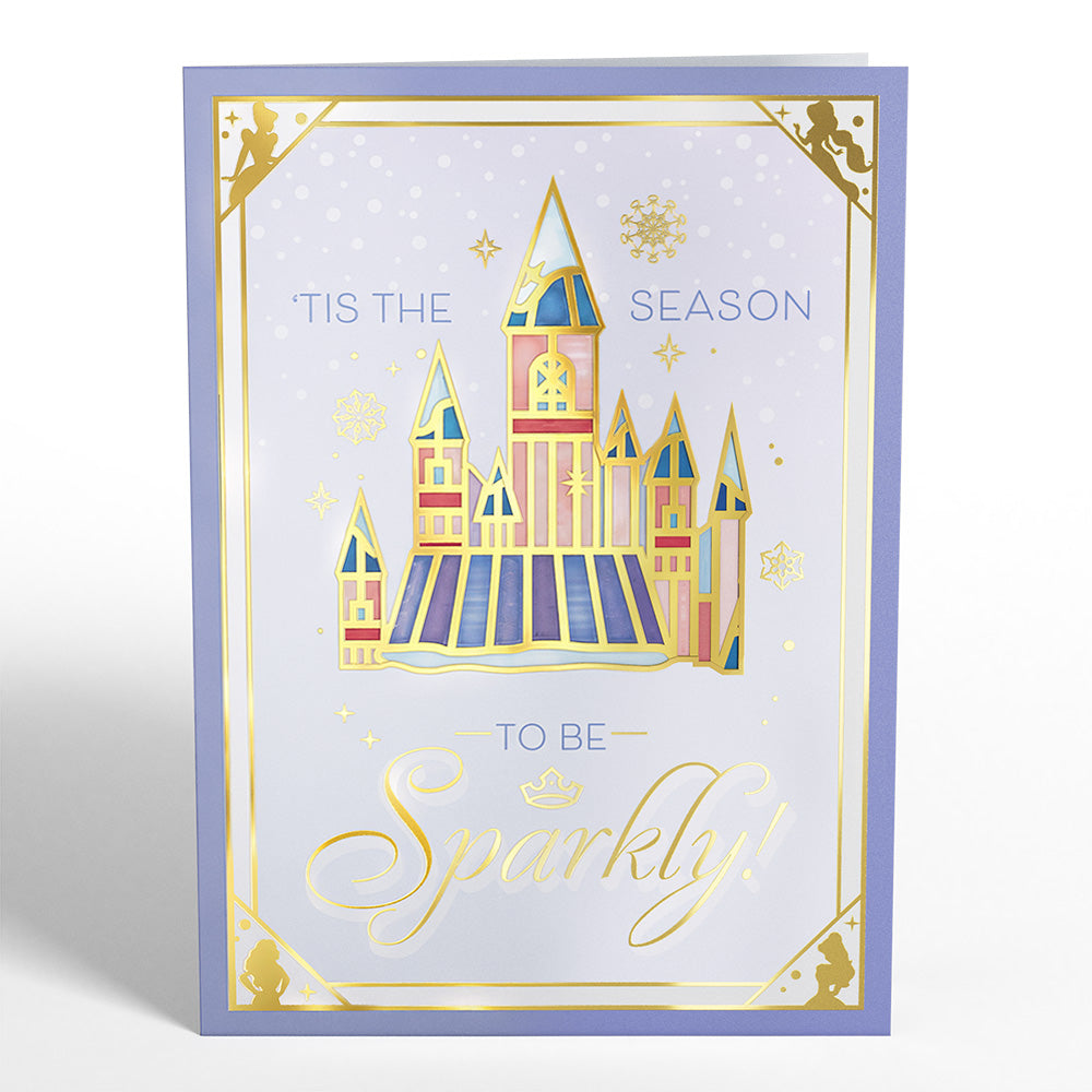 Disney Princess 'Tis the Season to be Sparkly Suncatcher Card