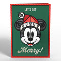 Disney's Mickey Mouse Let's Get Merry Suncatcher Card