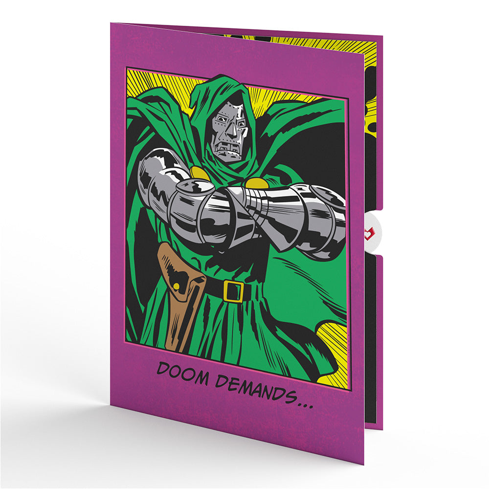 Marvel's Doctor Doom Glorious Day Pop-Up Card