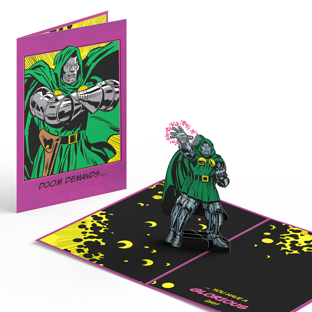 Marvel's Doctor Doom Glorious Day Pop-Up Card