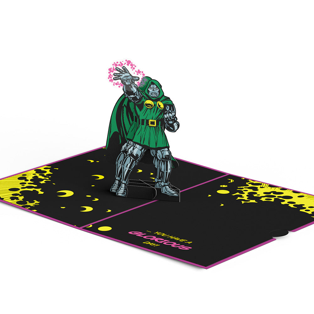 Marvel's Doctor Doom Glorious Day Pop-Up Card