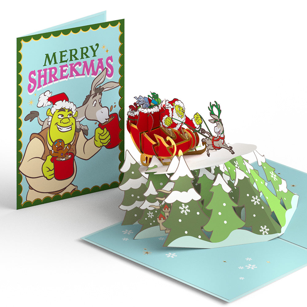 Shrek Merry Shrekmas Pop-Up Card