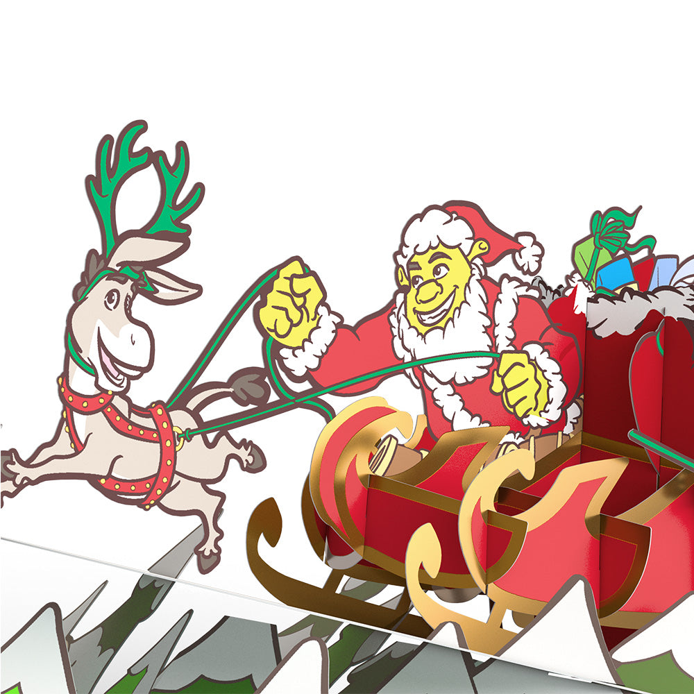 Shrek Merry Shrekmas Pop-Up Card