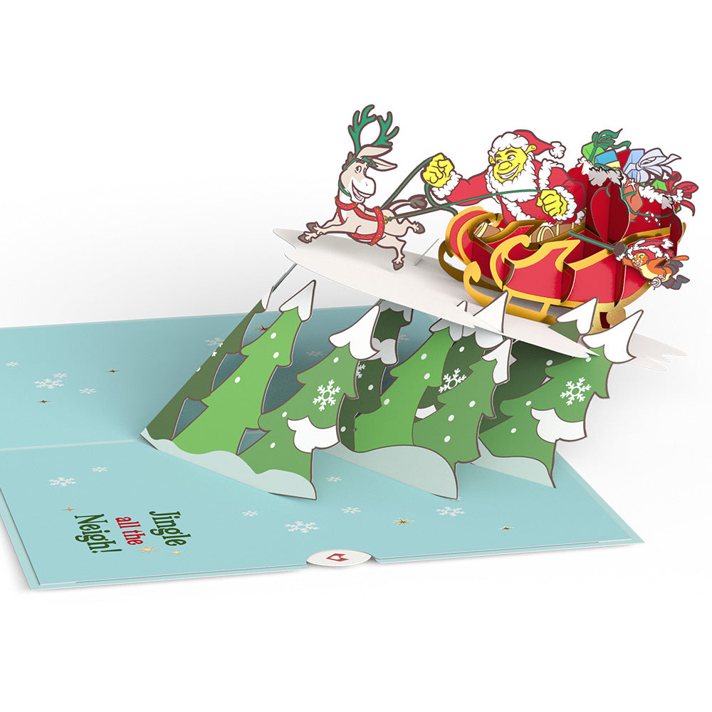 Shrek Merry Shrekmas Pop-Up Card