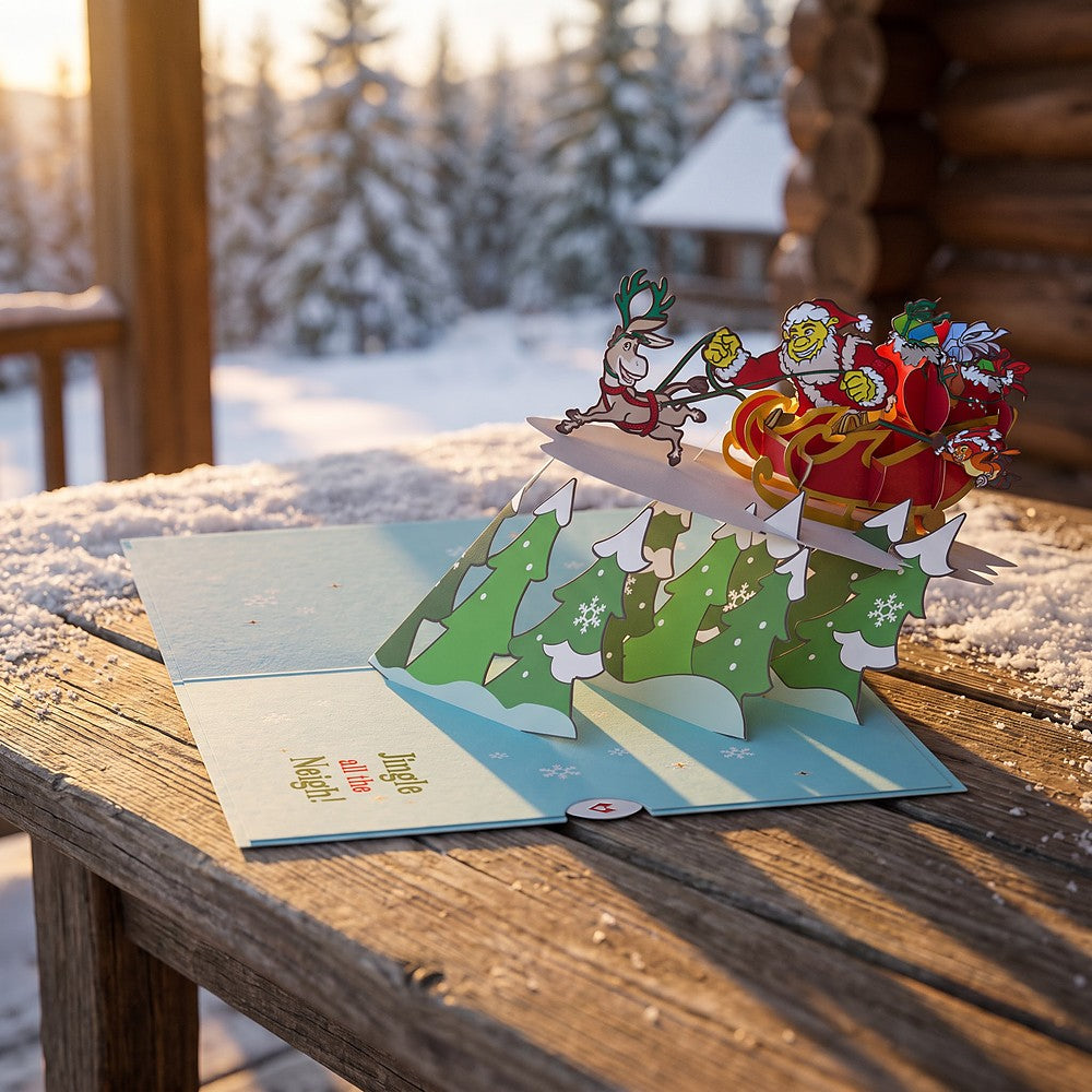 Shrek Merry Shrekmas Pop-Up Card