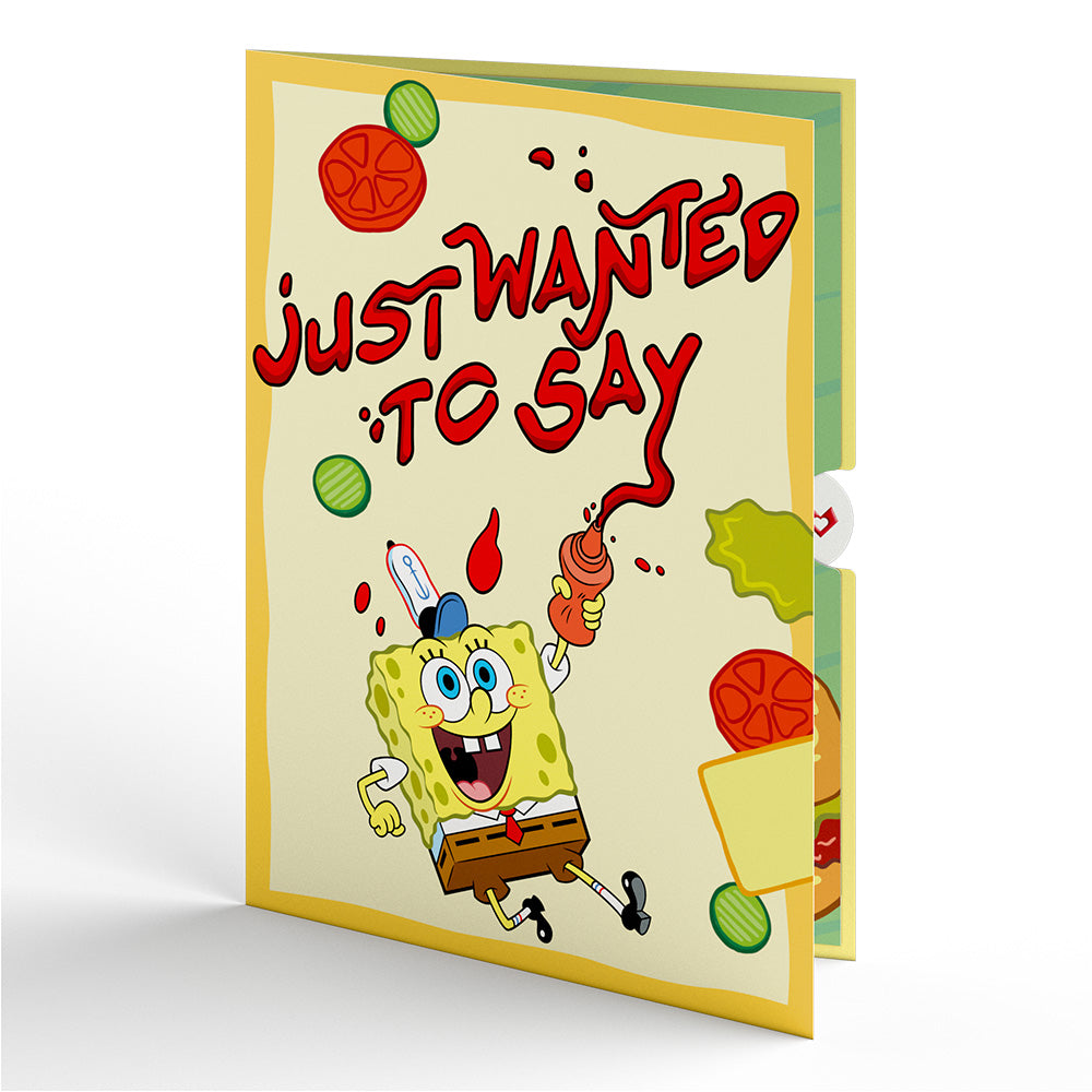 SpongeBob SquarePants No One Stacks Up to You Pop-Up Card
