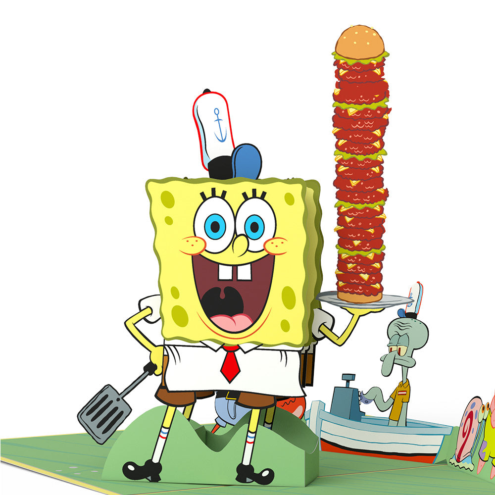 SpongeBob SquarePants No One Stacks Up to You Pop-Up Card