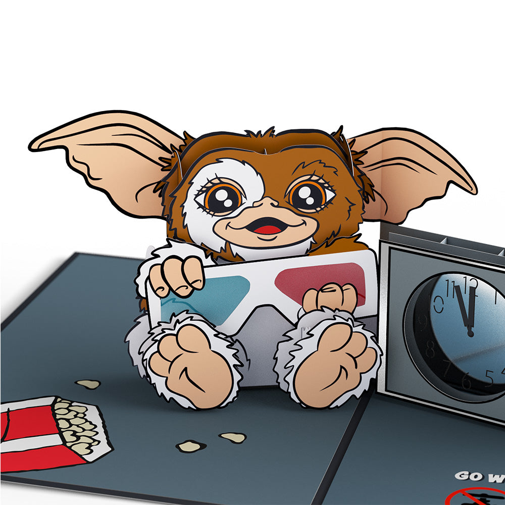 Gremlins Gizmo Go Wild Pop-Up Card