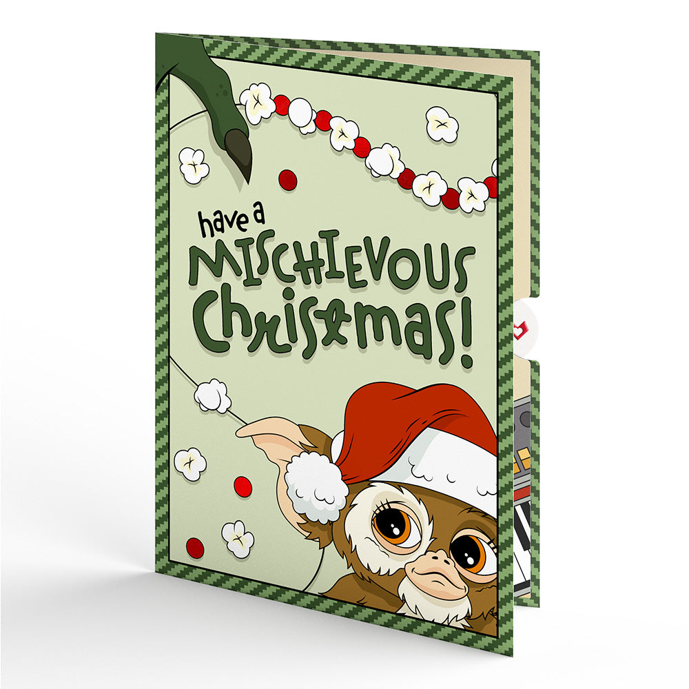 Gremlins Gizmo Mischievous Christmas Pop-Up Card